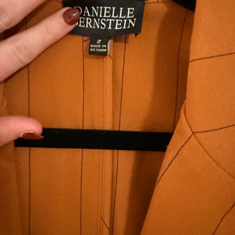 Danielle Bernstein Camel Button-Front Mini Dress - image 4